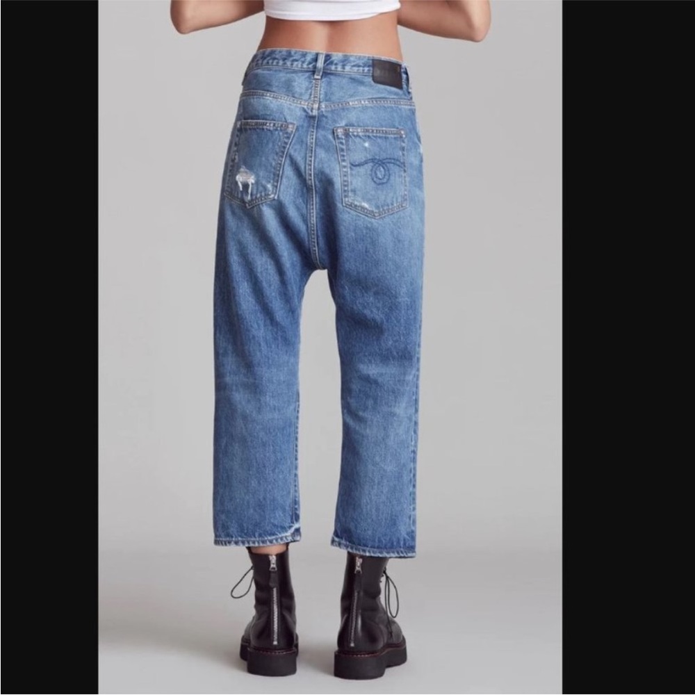R13 Tailored Drop Jeans in Bain Size 28 - Picture 3 of 16